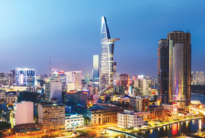 TPHCM đã mang dáng dấp một thành phố hiện đại. Ảnh: Huy Thịnh.