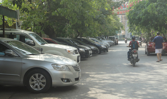 Để ô tô kiểu 'lạ'