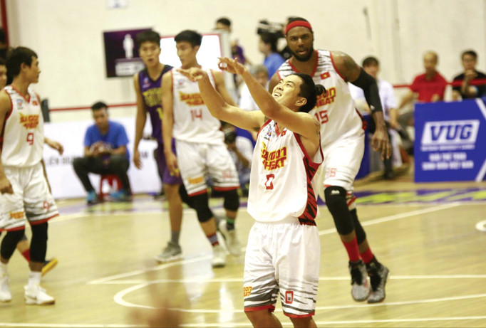 Saigon Heat đang thể hiện bộ mặt ấn tượng tại VBA 2017. Ảnh: M.Tú.