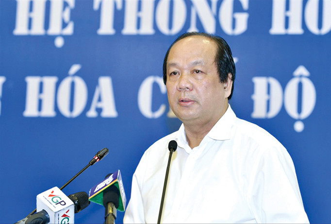 Theo Bộ trưởng, Chủ nhiệm VPCP, nhiều báo cáo chất lượng chưa cao, còn nhiều sao chép, trùng lặp không cần thiết. Ảnh: V.K.