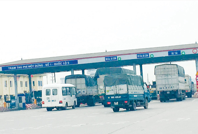 Lãnh đạo tỉnh Hưng Yên đề xuất chuyển trạm thu phí số 1 QL5 khỏi vị khu vực huyện Văn Lâm​. Ảnh: Anh Trọng.