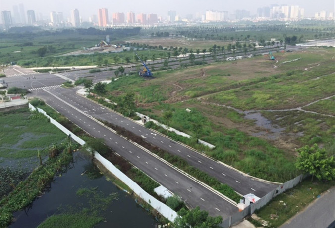 Người dân khổ sở vì đoạn đường nửa vời của chủ đầu tư.