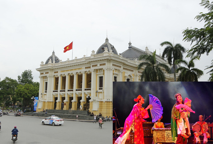 Nhiều đại diện lữ hành cho rằng chương trình biểu diễn nghệ thuật trong tua Nhà hát Lớn còn đơn điệu. Ảnh: Nguyên Khánh - Như Ý.