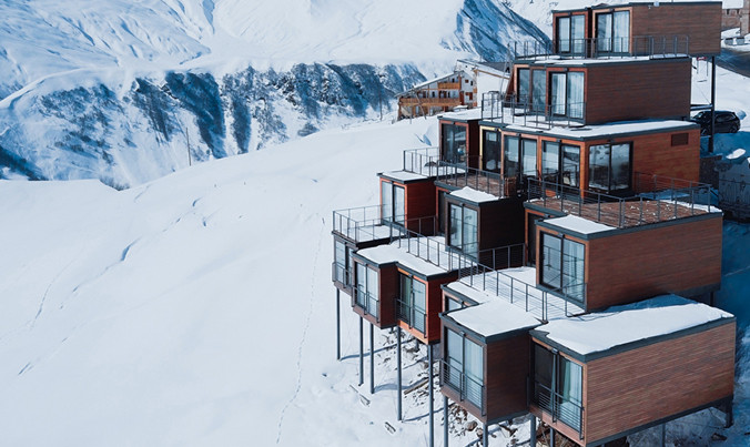 Khách sạn Quadrum xây bằng container.