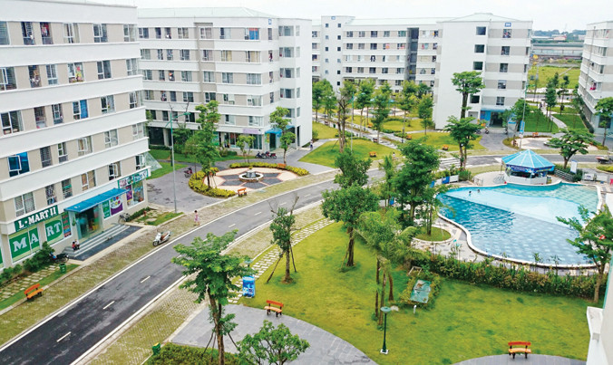 Giá nhà ở xã hội ngày càng cao (Ảnh minh họa: Nhà ở xã hội Đặng Xá - Gia Lâm - Hà Nội). Ảnh: Như Ý.