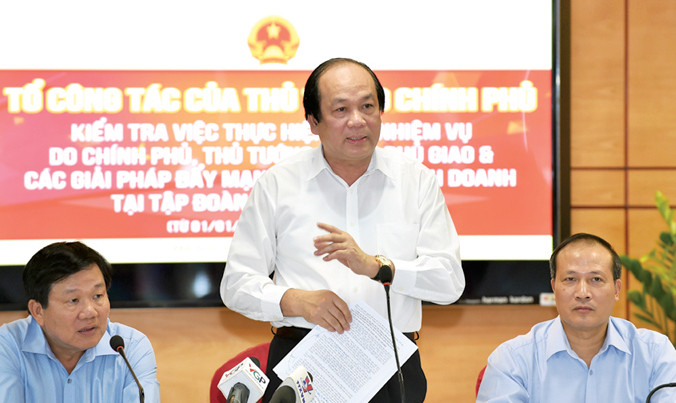 Bộ trưởng, Chủ nhiệm VPCP phát biểu tại buổi làm việc với Vinatex.