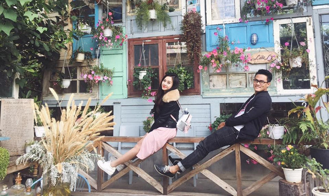 Khách sạn tình yêu có riêng khu selfie.