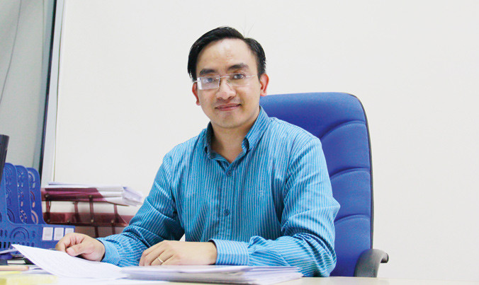 "Tiến sĩ khởi nghiệp" Lê Phước Cường. Ảnh: Thanh Trần.