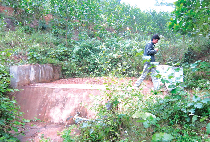 Một công trình không phát huy hiệu quả tại Thanh Hóa. Ảnh: Hoàng Lam.