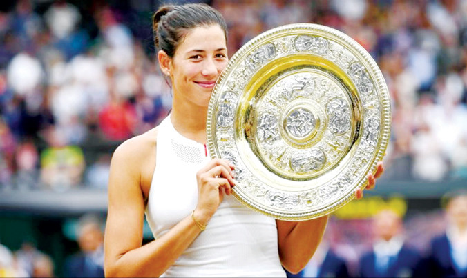 Muguruza đã có danh hiệu Grand Slam thứ 2 trong sự nghiệp của mình. Ảnh: GETTY IMAGES.
