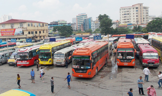Để tránh xe có khách, xe không, Tổng cục Đường bộ yêu cầu, các tuyến phải bố trí về cùng một bến xe.