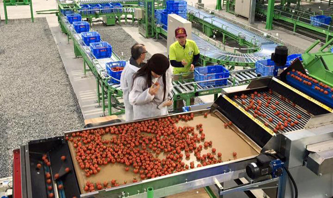 Các doanh nghiệp xác định 100 ngàn tỷ không hề dễ “xơi”. (Trong ảnh: Dây chuyền sản xuất của DN làm NNCNC).