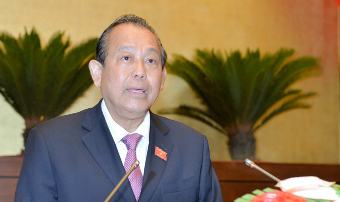 Phó Thủ tướng Trương Hoà Bình khẳng định, Chính phủ quyết tâm phấn đấu đạt chỉ tiêu tăng trưởng GDP cả năm 6,7% như Quốc hội đã đề ra. Ảnh: Như Ý.