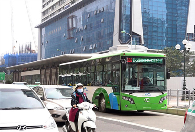 Buýt nhanh tại Hà Nội.