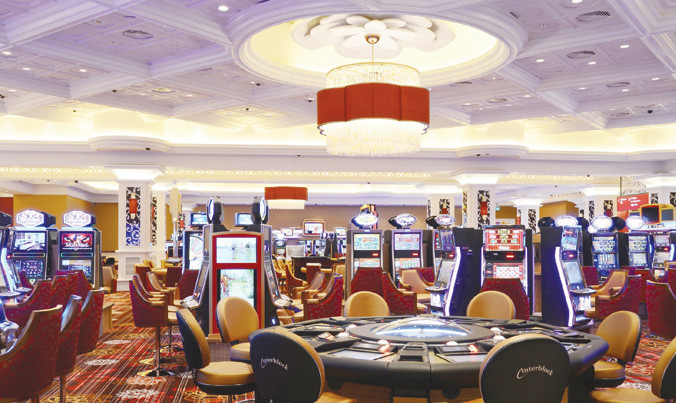 Bên trong khu chơi casino Hồ Tràm (Bà Rịa - Vũng Tàu).