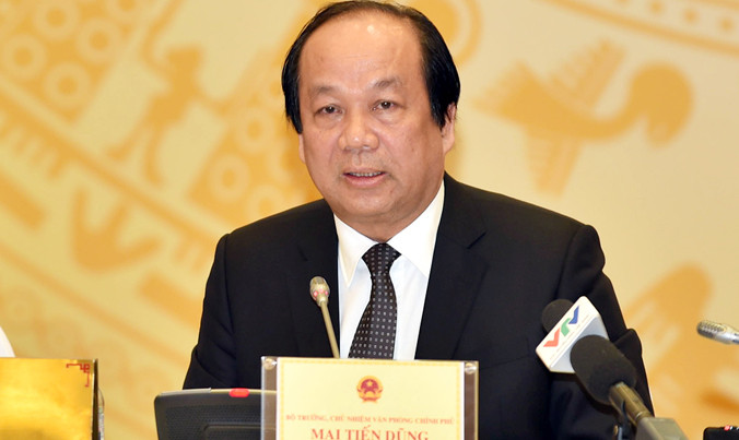 Chủ nhiệm VPCP Mai Tiến Dũng.