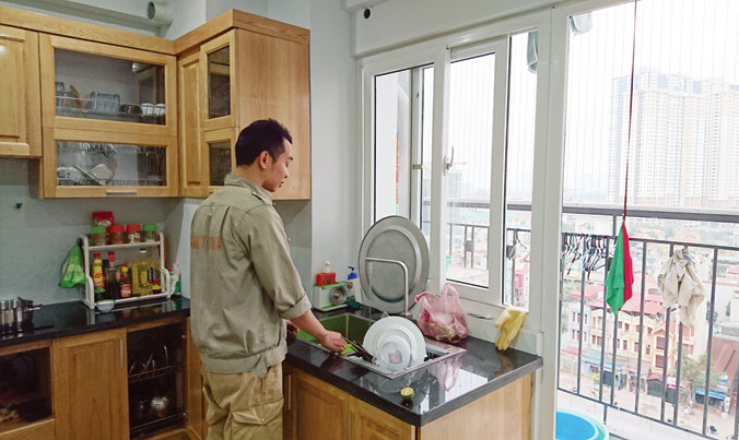 Dự án NƠXH Đại Kim (Hoàng Mai, Hà Nội) - một trong những dự án kịp hoàn thành trước khi gói vay 30 ngàn tỷ đồng đóng lại. Ảnh: Phạm Thanh.