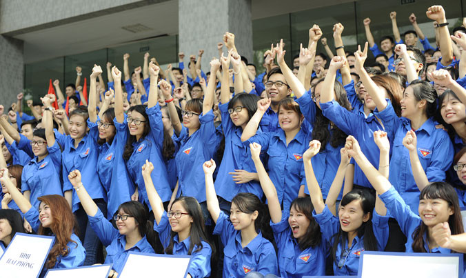 Nâng cao chất lượng đoàn viên điều mà các đại biểu quan tâm thảo luận tại hội nghị. Ảnh: Xuân Tùng.