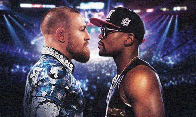 Mayweather (phải) và McGregor đã xác định được ngày thượng đài cho màn so găng rất được mong chờ này.