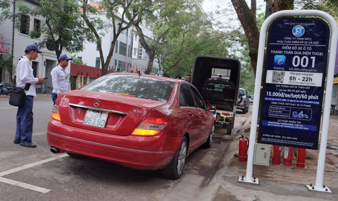 Thí điểm đỗ xe thông minh: Nhiều thuê bao không được chấp nhận thanh toán