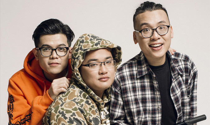 Da Lab - từ trái sang: Trọng Đức, Minh Phương và Việt Phương. Ảnh: Khánh Nguyễn.