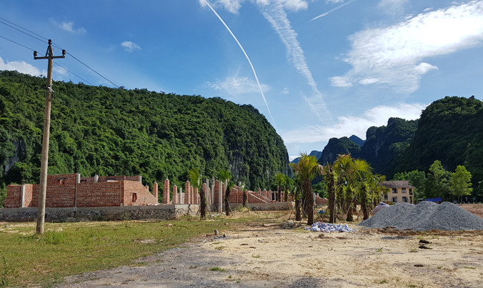 Công ty Phù Sa Đỏ đang xây dựng các hạng mục sau khi dự án được cấp phép.