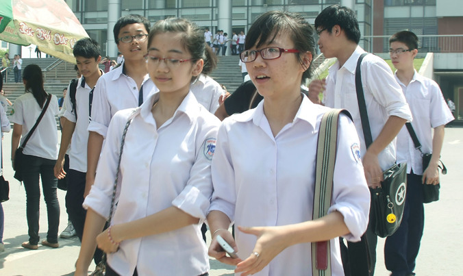 Với việc bỏ thi vào lớp 6 trường điểm, liệu rồi đây chất lượng trường chuyên Hà Nội - Amsterdam có bị ảnh hưởng? Ảnh: Hồng Vĩnh.