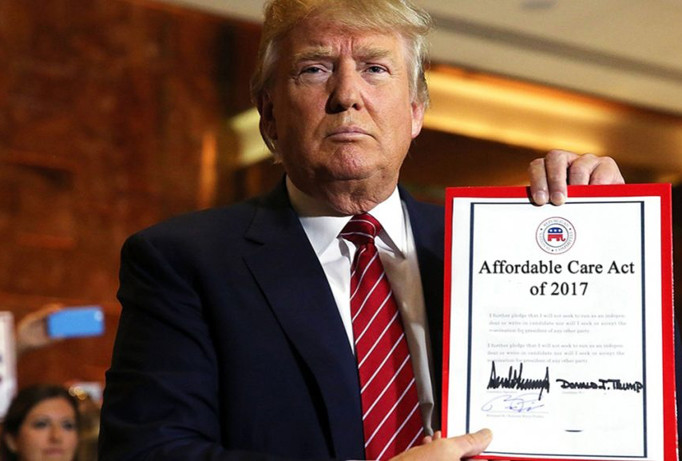 Ông Trump giới thiệu chương trình chăm sóc sức khỏe mới thay cho Obamacare.