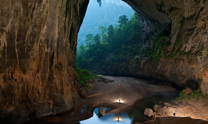 Sơn Đoòng - di sản thiên nhiên thế giới. Ảnh: TL.