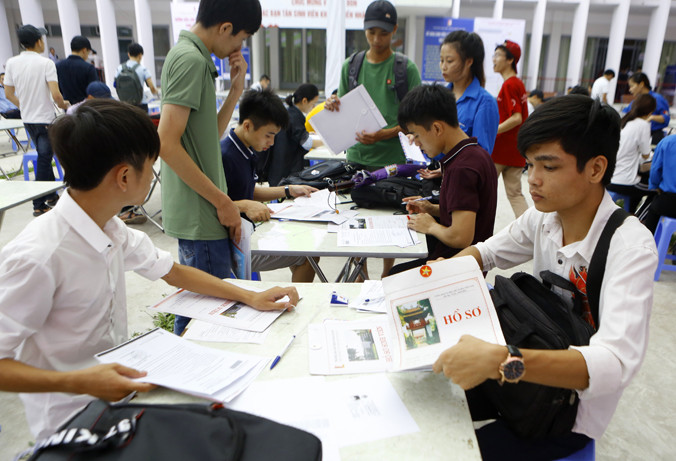 Lần đầu tiên có thông tin cho người học về “sức khỏe” của nhiều trường ĐH tại Việt Nam. Ảnh: Như Ý.