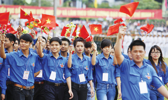 Thanh niên, lực lượng rường cột của đất nước.