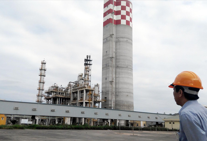 Dự án Nhà máy Đạm Hà Bắc, một trong bốn dự án thua lỗ nghìn tỷ đồng. Ảnh: Lương Bằng.