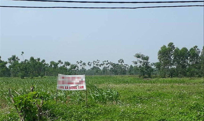 Thanh tra đề nghị thu hồi diện tích đất quốc phòng đang cho thuê, bị lấn chiếm tại sân bay Miếu Môn. Ảnh: NH.