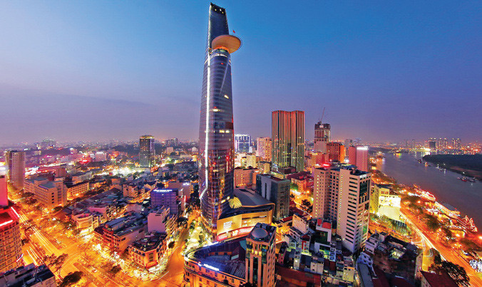 Một góc TPHCM hôm nay. Ảnh: Hồng Vĩnh.