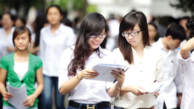 Sinh viên trường Đại học Thương mại. Ảnh: Hồng Vĩnh.