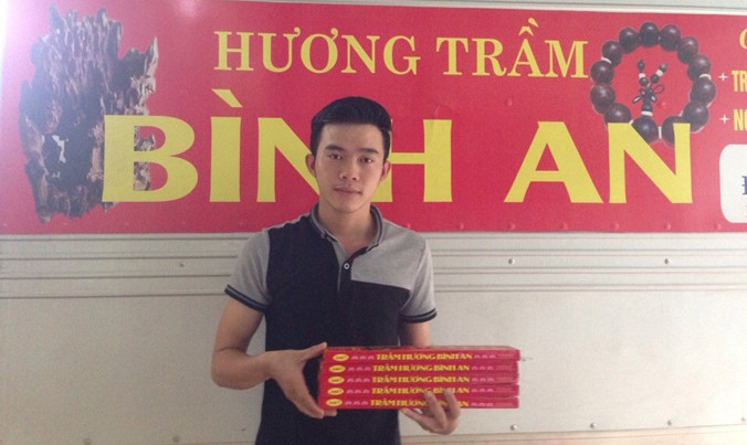 Ông chủ trẻ xứ trầm Lê Ngọc Long.