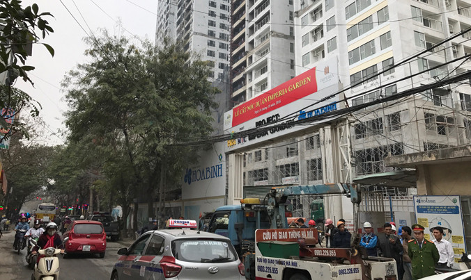 Đường Nguyễn Tuân chưa biết bao giờ mở rộng nhưng đã có 6 dự án nhà cao tầng