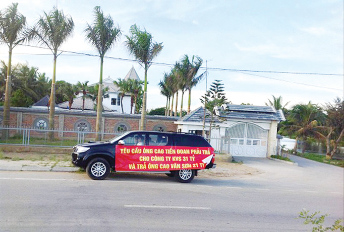 Đòi nợ thuê theo kiểu bôi nhọ “con nợ” từng gây xôn xao ở Thanh Hóa​. Ảnh: PV.