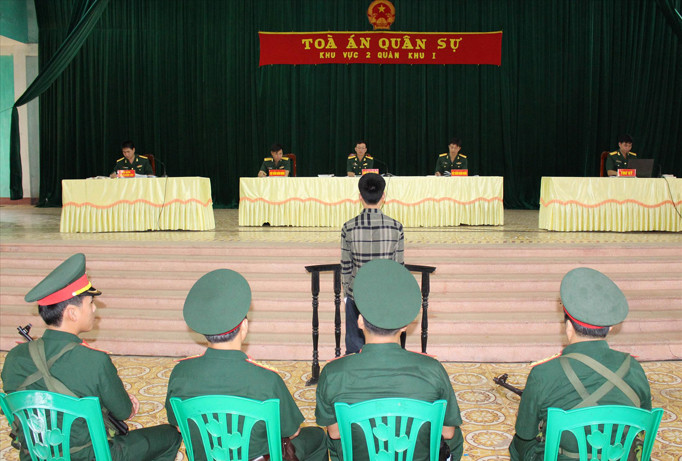 Phiên tòa xét xử bị cáo Nguyễn Ngọc Quân. Ảnh: CTV.