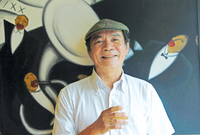 Nguyễn Trọng Tạo khẳng định đêm nhạc tới đây của ông là đầu tiên và cũng là duy nhất. Ảnh: N.M.Hà.