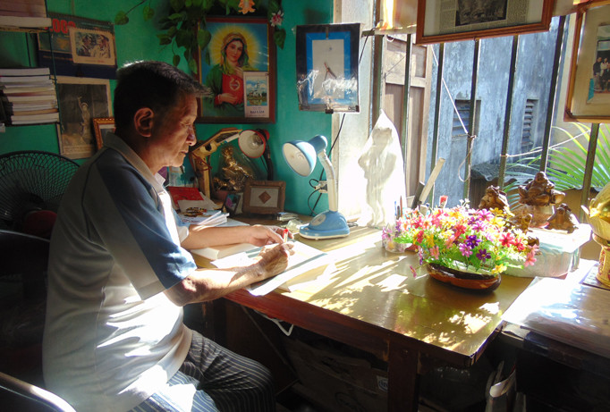 Nhà viết kịch Huy Cờ.