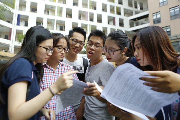 Thi THPT quốc gia 2017. Ảnh: Như Ý.