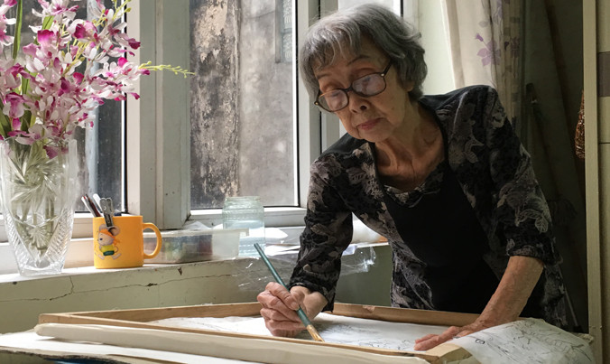 Họa sĩ Nguyễn Minh Mỹ.