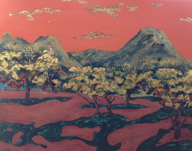 Một tác phẩm sơn mài của Vũ Anh Tuấn.