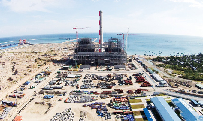 Nhà máy Nhiệt điện Vĩnh Tân 1. Ảnh: Nhật Minh.