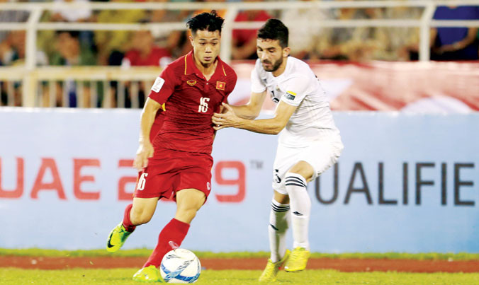 Công Phượng chưa có được trận đấu như ý trong màu áo ĐTQG. Ảnh: VSI.