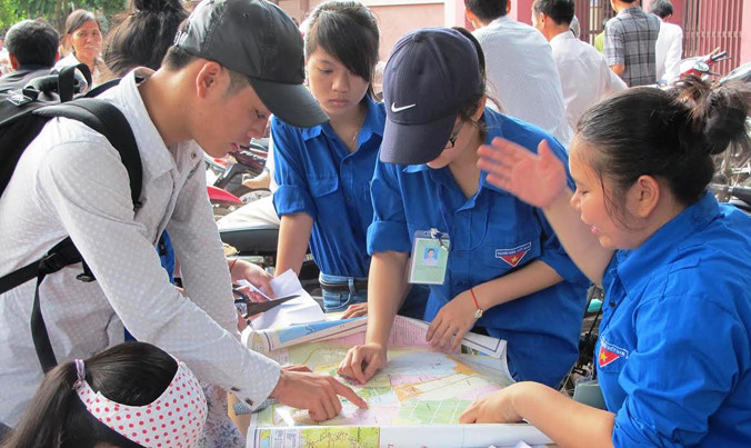 Hoạt động “tiếp sức mùa thi” đã lan toả trên phạm vi cả nước.