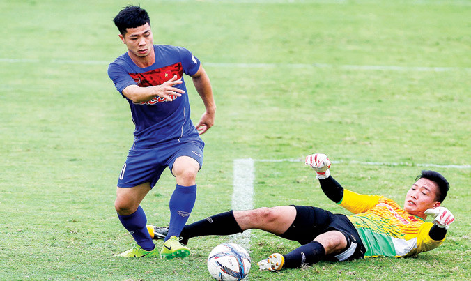 Công Phượng sẽ là chủ lực trên hàng công của ĐT U22 Việt Nam tại SEA Games sắp tới. Ảnh: VSI.