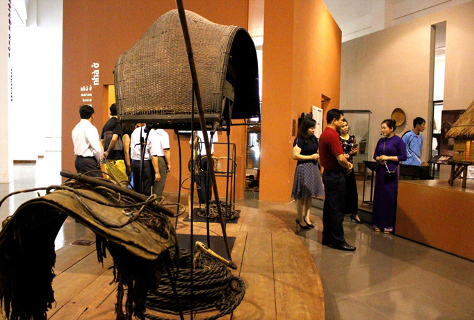 Không gian trưng bày hiện vật ở Bảo tàng.