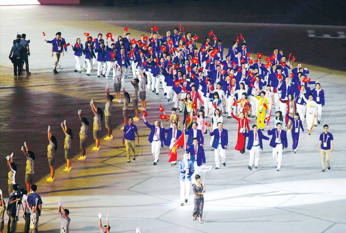 Chỉ có 35 mẫu thử doping, mức tối thiểu theo yêu cầu của BTC SEA Games, được Đoàn TTVN thực hiện trong tổng số gần 500 VĐV tham dự SEA Games 2017. Ảnh: VSI.